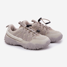 Inna Sneaker per bambini con scarabeo leggero beige 2