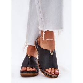 EVento Competenti cunei da donna comodi zeppe nere nero 2