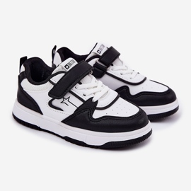 Light Children's Sneaker Big Star RR374052 White and Black bianco 1