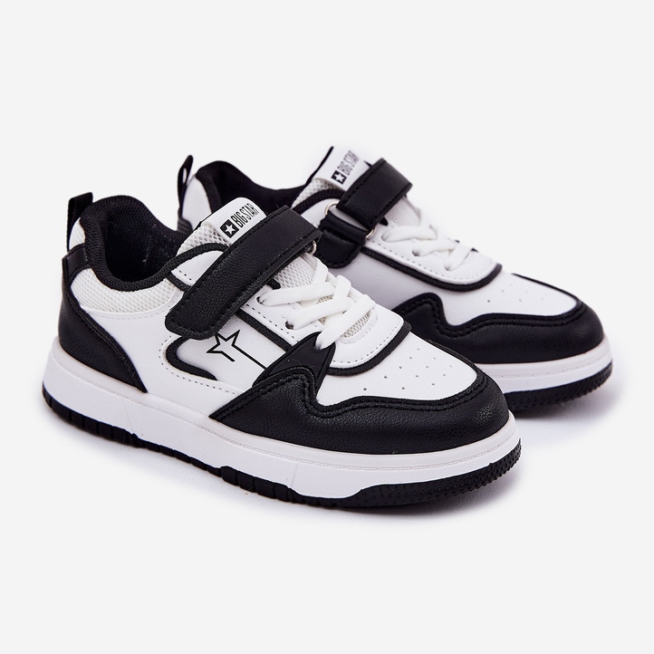 Light Children's Sneaker Big Star RR374052 White and Black bianco 1