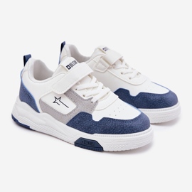 Sneakers per bambini leggero Big Star RR374053 White and Blue bianca 1