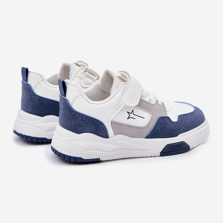 Sneakers per bambini leggero Big Star RR374053 White and Blue bianco 2