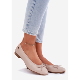 Ballerinas in pelle femminile Maciejka P6800-04 beige 1