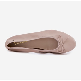 Ballerinas in pelle femminile Maciejka P6800-04 beige 2