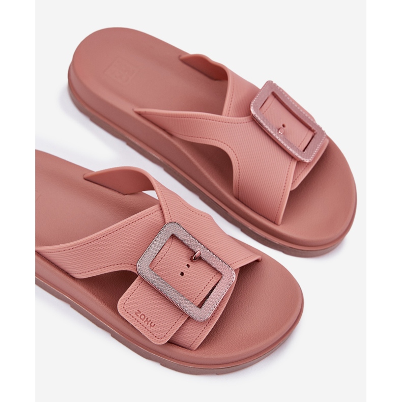 Flip da donna profumata con una fibbia decorativa Zaxy RR285077 Posa sporca rosa 1