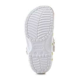Children's Oungs Crocs Crocs Classic Print Clog 209695-9DH White bianca 1