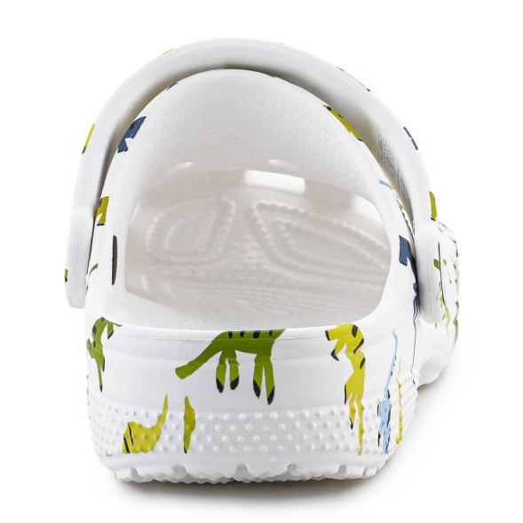 Children's Oungs Crocs Crocs Classic Print Clog 209695-9DH White bianco 5