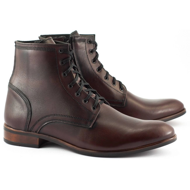 Olivier Stivali da uomo jodhpur stivali 287d pulizia capir marrone 2