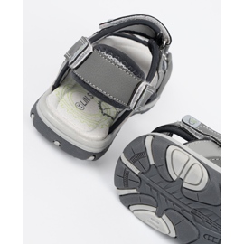 Shelvt Ragazzi sandali grigi grigio 2