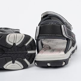 Shelvt Ragazzi sandali neri nero 1