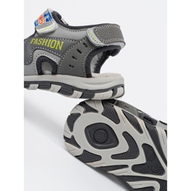 Shelvt Ragazzi sandali grigi grigio 2