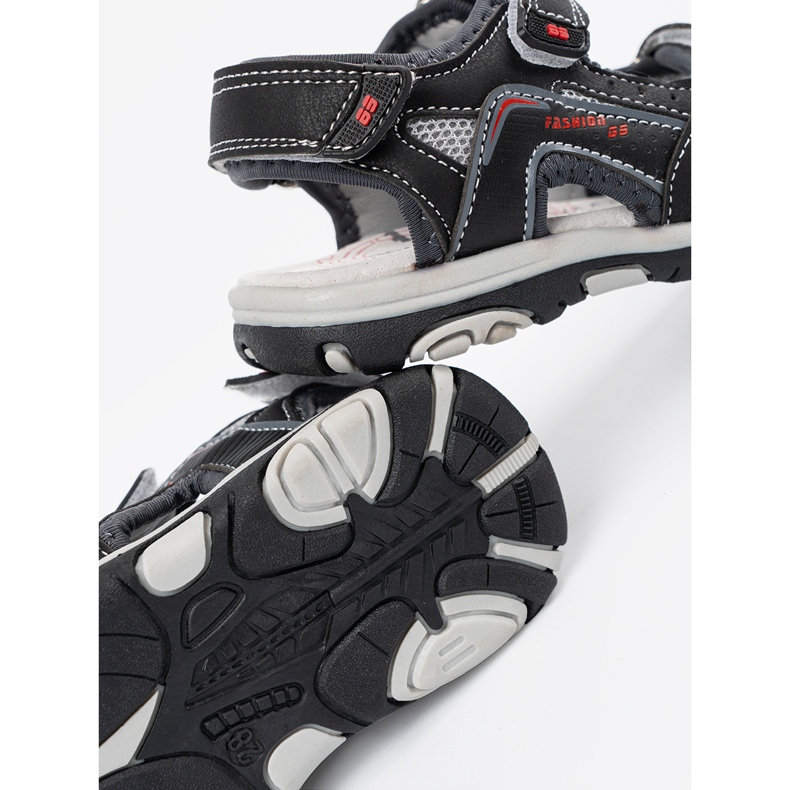 Shelvt Sandali per ragazzi neri nero 1