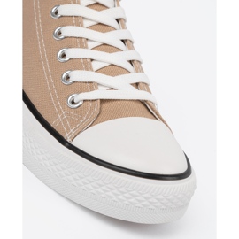 Shelvt Sneaker materiali da donna beige 1