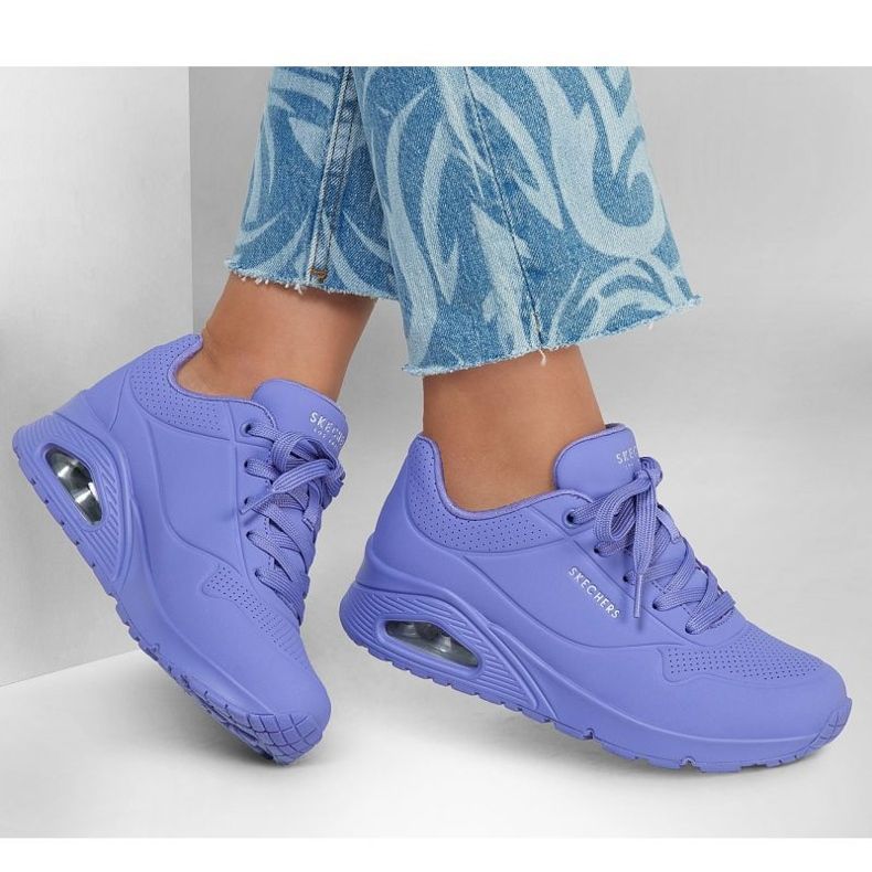 Skechers Schechers Uno Stand on Air Lifestyle Sneakers 73690 lil Scarpe viola 1