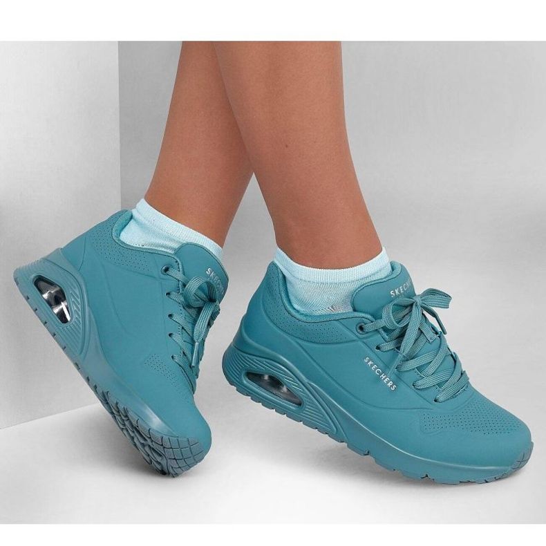Skechers Schechers Uno Stand on Air 73690-Teal Scarpe verde 1