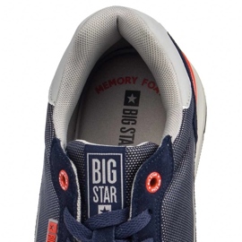 Scarpe sportive da uomo Memory Foam Big Star LL174122 Blu navy 1