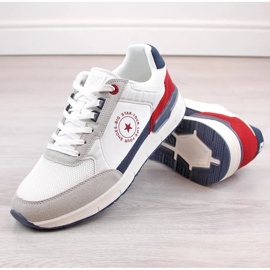 Scarpe sportive da uomo Memory Foam Big Star LL174255 101 White bianca 2