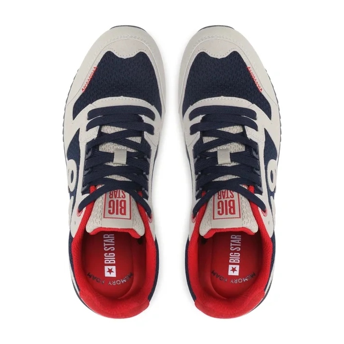 Scarpe sportive da uomo Memory Foam Big Star LL174256 beige 2