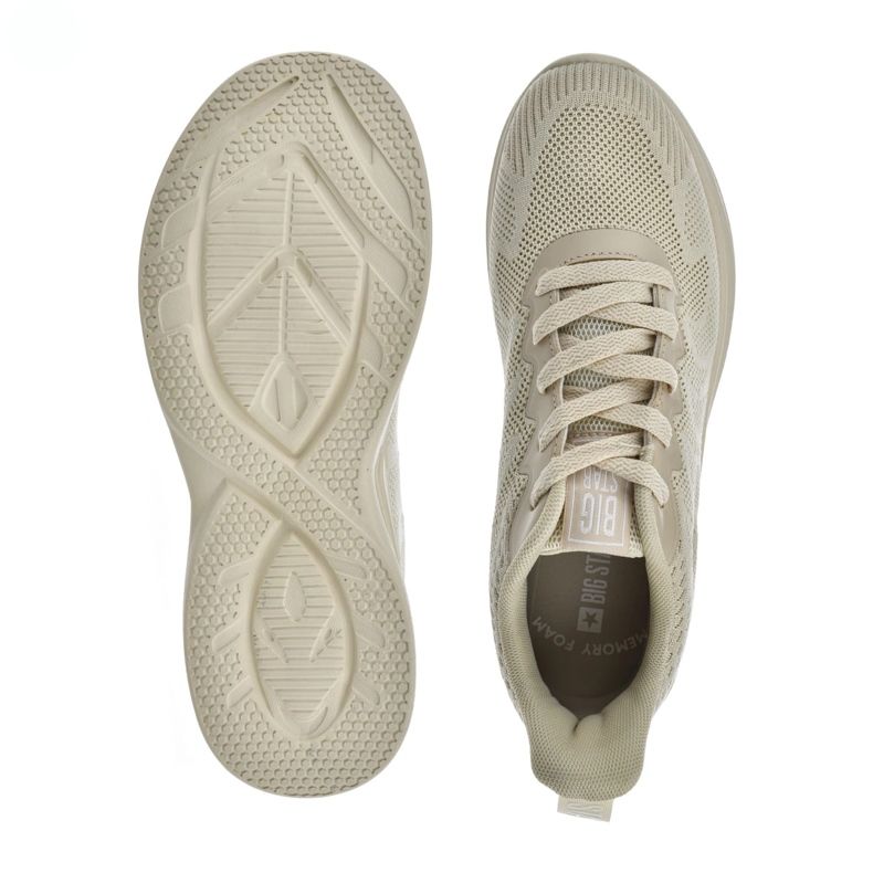 Scarpe da uomo scarpe sportive big star nn174136 beige 1