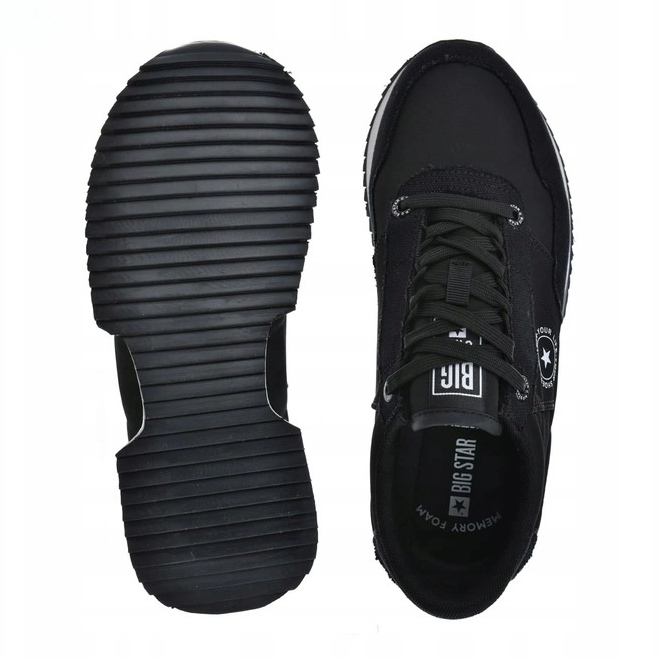 Big Star Scarpe da uomo scarpe sportive grandi stelle nn174420 nero 1