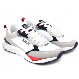 Scarpe sportive da uomo Memory Foam Big Star LL174235 White bianca 1