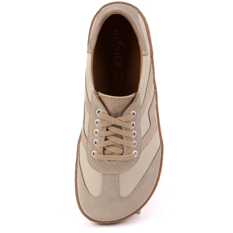 Scarpe da donna a piedi nudi olivier eliza beige 1