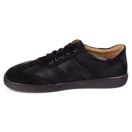 Scarpe in pelle da donna a piedi nudi Olivier Eliza Black nero 1