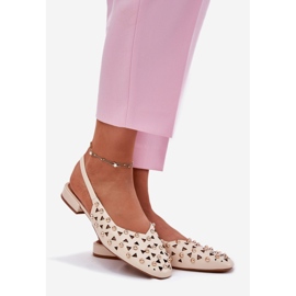 Inna Piatto decorato -eed ballerinas beige 1