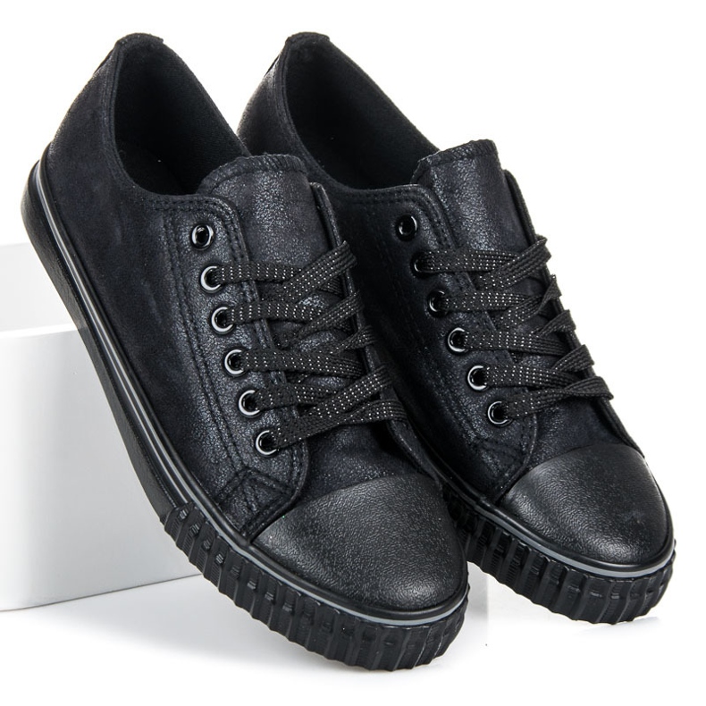 L&H Scarpe da ginnastica nere nero 1