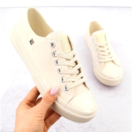Sneakers classiche da donna Big Star NN274286 Beige 1