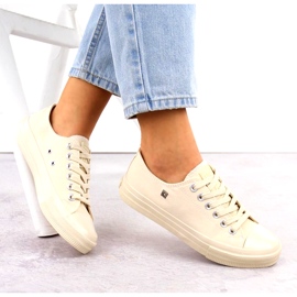 Sneakers classiche da donna Big Star NN274286 Beige 2