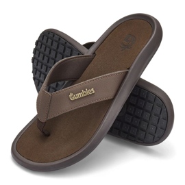 Gumbies giapponese Noosa Flip-Flops guu-ffnoo055 marrone 1