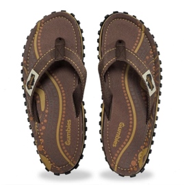 Gumbies Gambies giapponese Islander Flip-Flops Unisex Aboriginal Gu-Fisl095 marrone 1