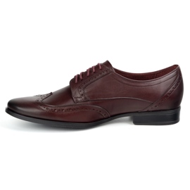 Olivier Scarpe in pelle maschile - Modello 1023 Cherry rosso 1