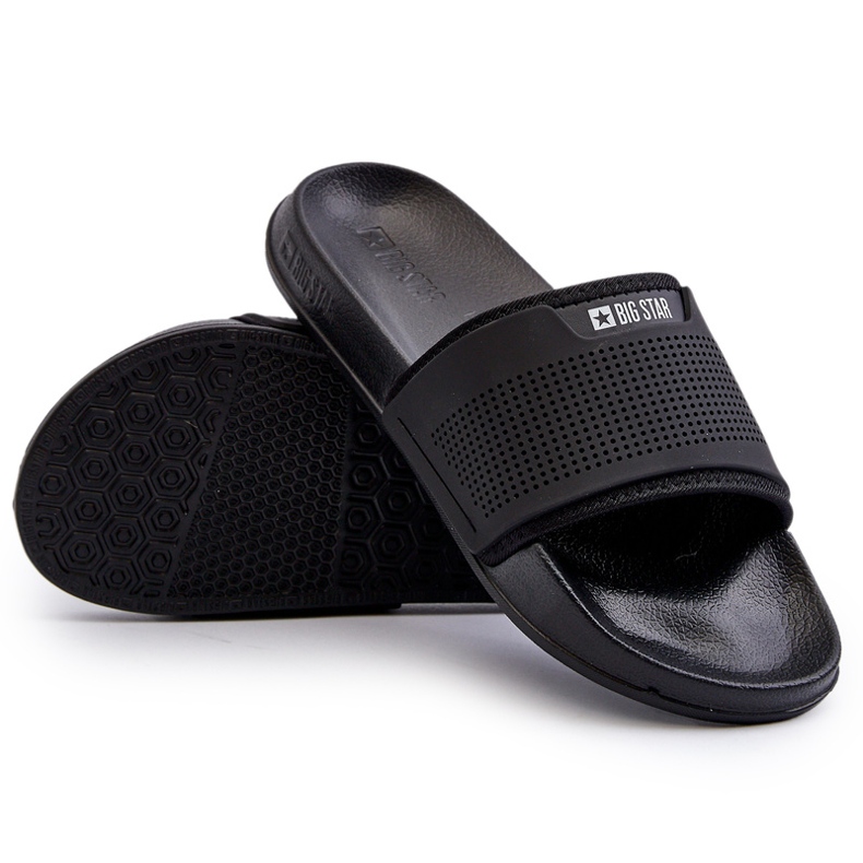 Infradito leggere da uomo Big Star NN174694 Nere nero 3