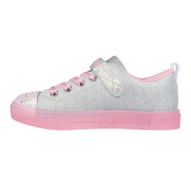 Skechers Schechers S Luci Twinke Sparks Heather Magic 314703L-Gypk Scarpe argento 1