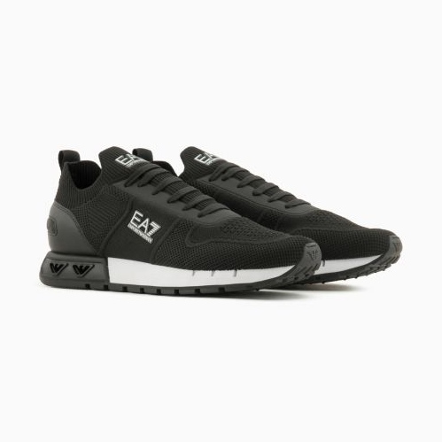 EA7 EMporio Armani Legacy Knit Sneakers X8X171-XK373-N181 nero 1