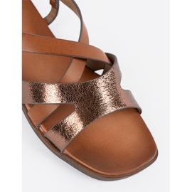 Sandali marroni piatti Sergio Leone marrone 1