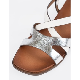 Sandali bianchi piatti Sergio Leone bianco 1