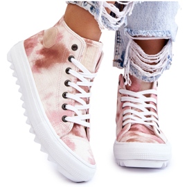 Sneakers da donna Big Star LL274048 Beige-Rosa 4