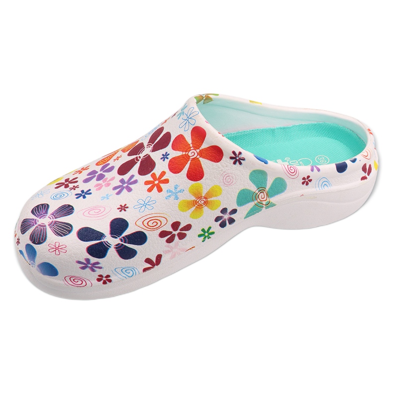 Dr. orto di schiuma femminile di befado 54d110 con fiori bianco 1