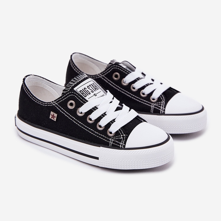 Sneakers Classiche da Bambino Big Star DD374163 Nere nero 1