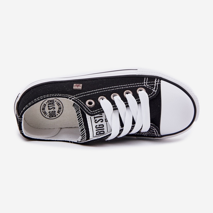 Sneakers Classiche da Bambino Big Star DD374163 Nere nero 2