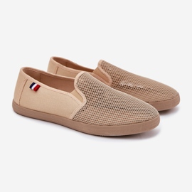 EVento Sneakers openwork mash mesh sneaker sneaker beige 1