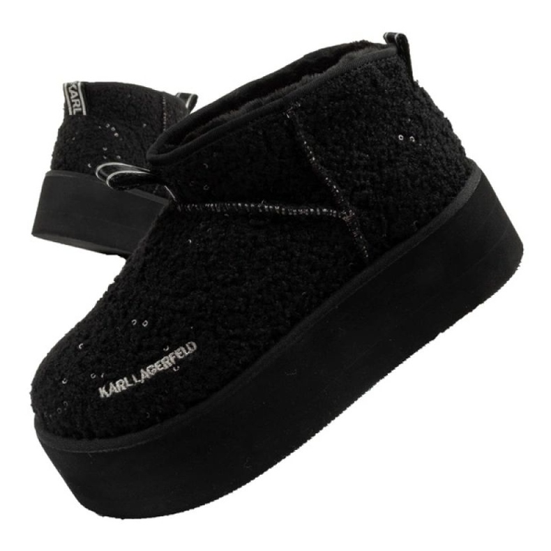 Scarpe, stivali da neve Karl Lagerfeld Thermo KL48522WW0S nero 1