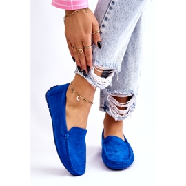 Evento Mocassini Scamosciati Donna Blu Morreno 2