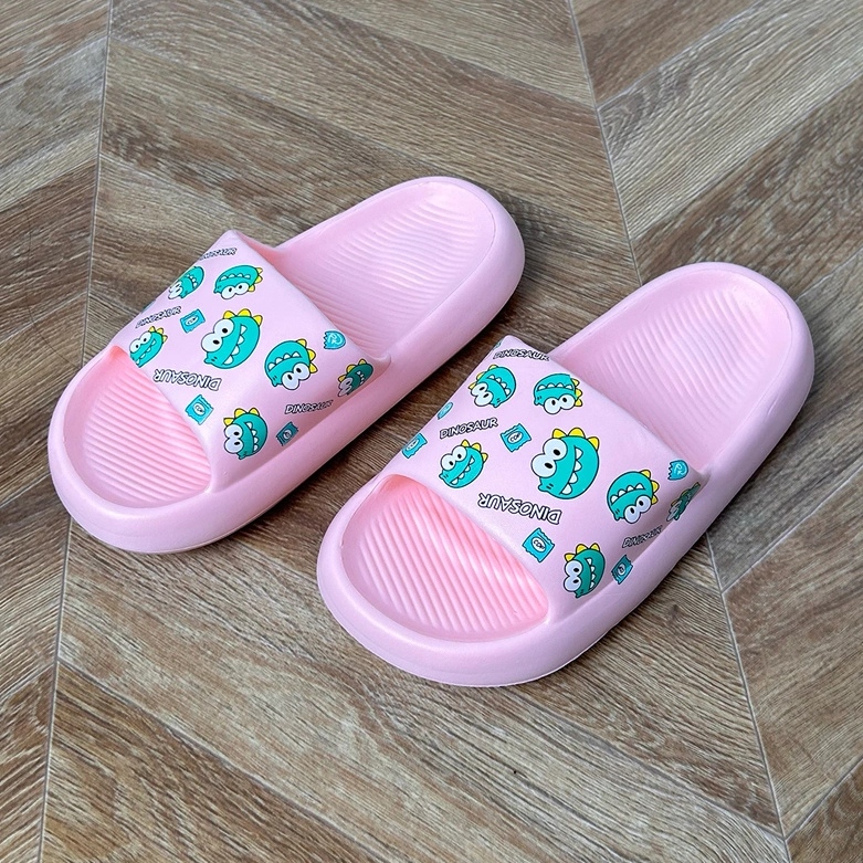 Flip per bambini rosa con la stampa 1