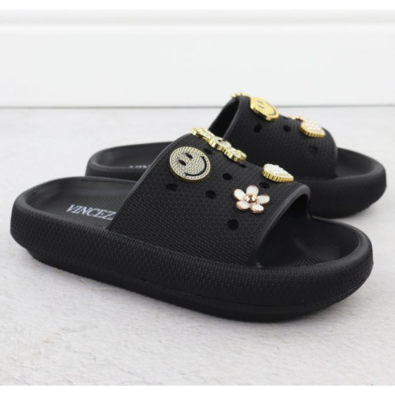 Vinceza 76055 Jan404a Flip -Flops nero 1