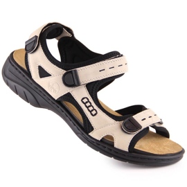 Rieker femminile 64582-60 sandali beige 1