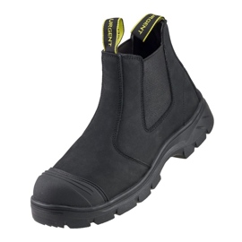 Stivali da uomo Jodhpur che lavorano urgenti 130s1 neri faccia nera 2